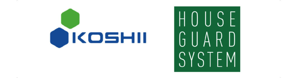 コシイプレザービングとハウスガードシステムのロゴ