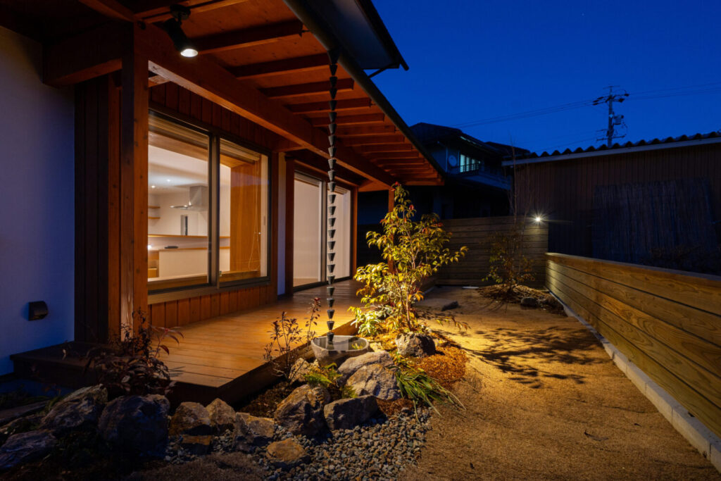 オーパススタイル注文住宅のお庭