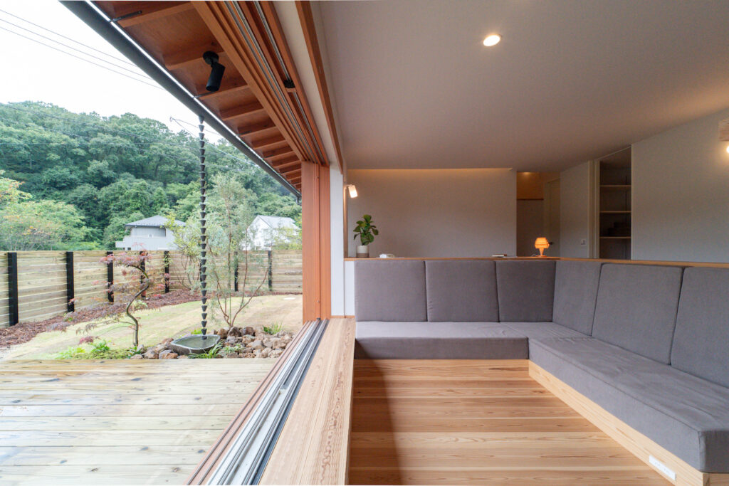 自然の楽しみながら暮らせる家