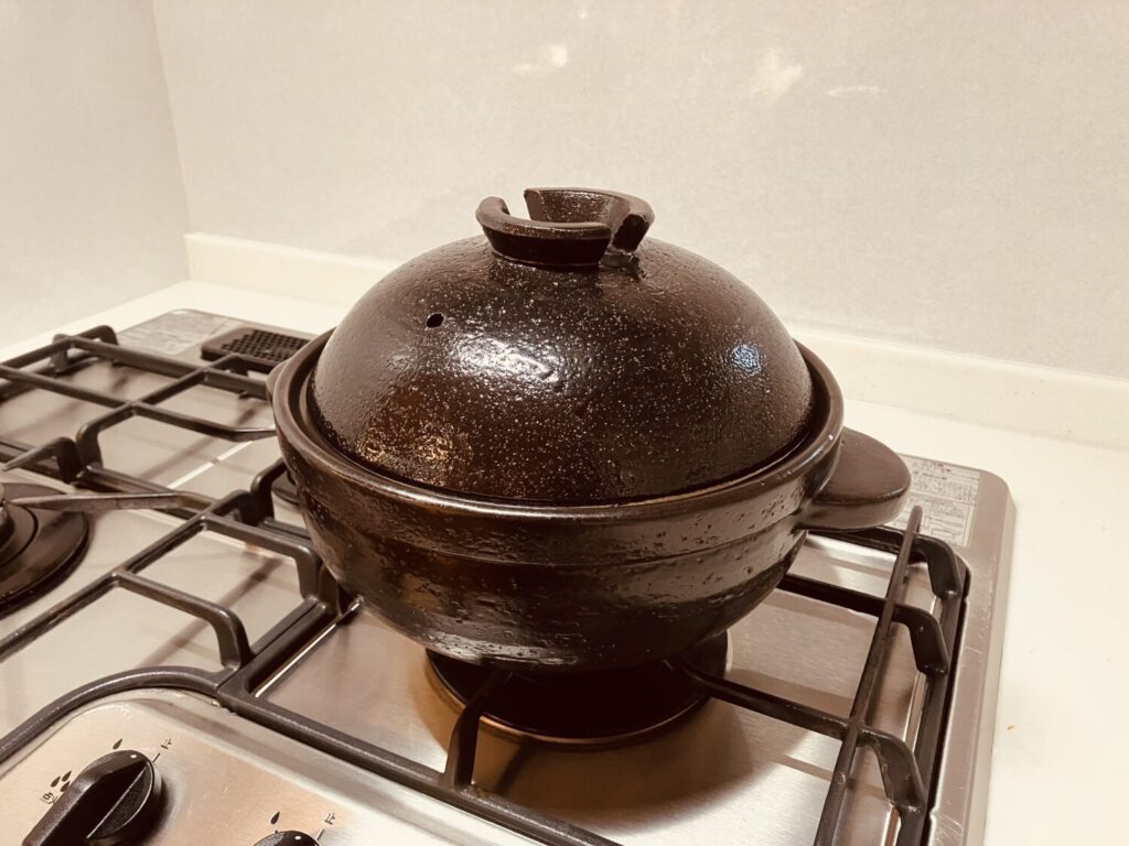 ご飯を土鍋で炊くという、豊かな暮らし