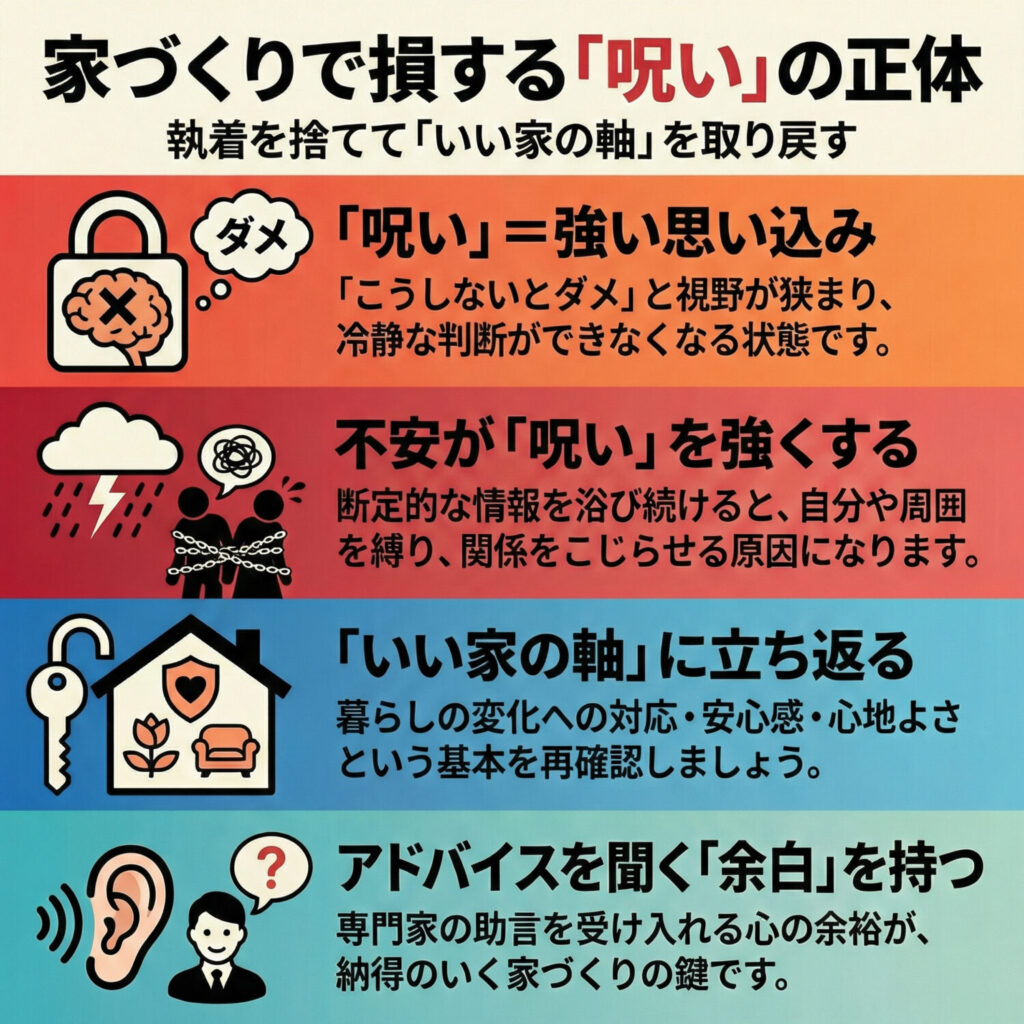家づくりで絶対損する方法 第5位「呪われる」まとめ