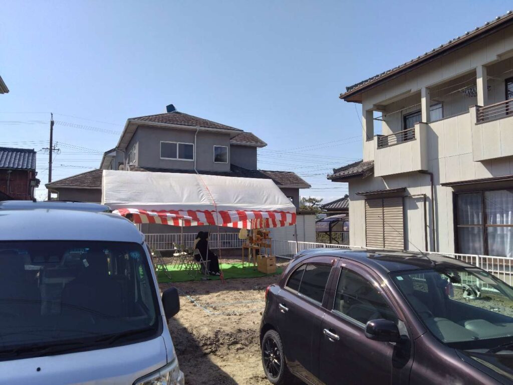 地鎮祭おめでとうございます！