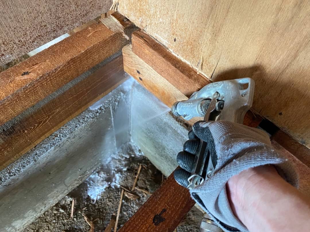 住宅の床下シロアリ防蟻処理のイメージ